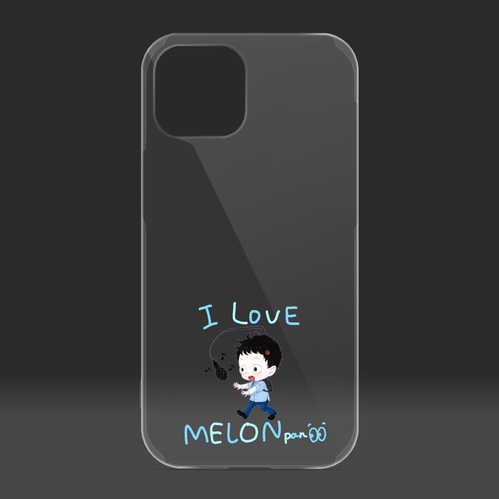 I LOVE MELON pan スマホケース