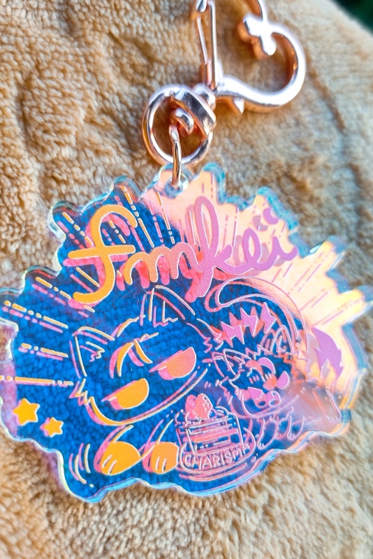 ふみ慧オーロラアクキー&ステッカーセット