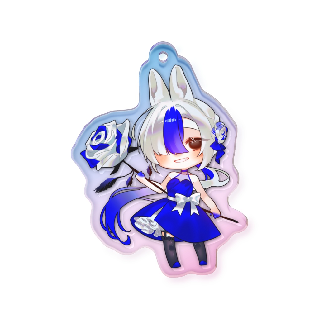 【1.5周年】オーロラ🌈アクリルキーホルダー【塩辛つまむ】