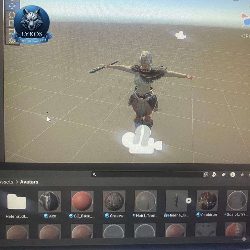 ⚔️ Helena Gladiadora — Realistic Human 3D Avatar | VRChat Ready (Unity)