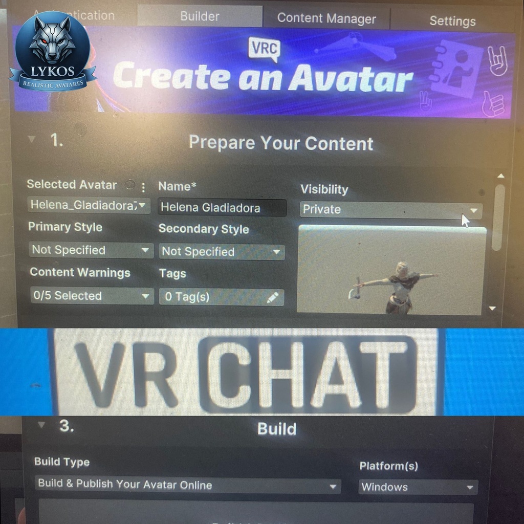 ⚔️ Helena Gladiadora — Realistic Human 3D Avatar | VRChat Ready (Unity)