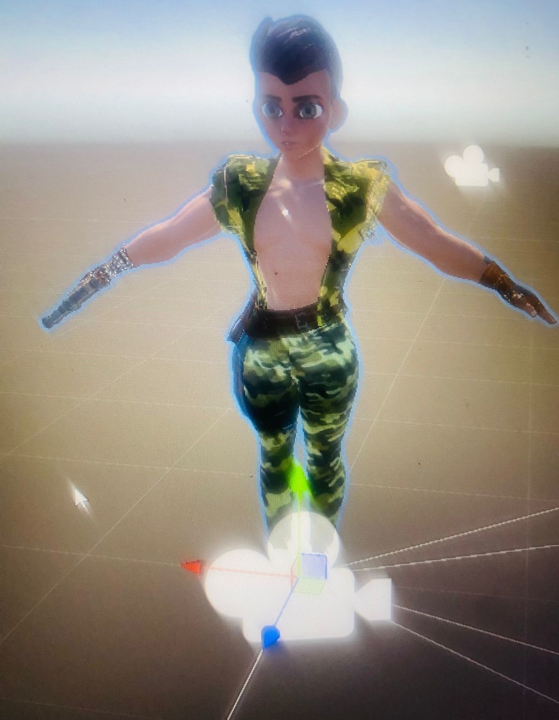 Avatar Soldado – Stylized Combat Character (VRChat | Unity Package)