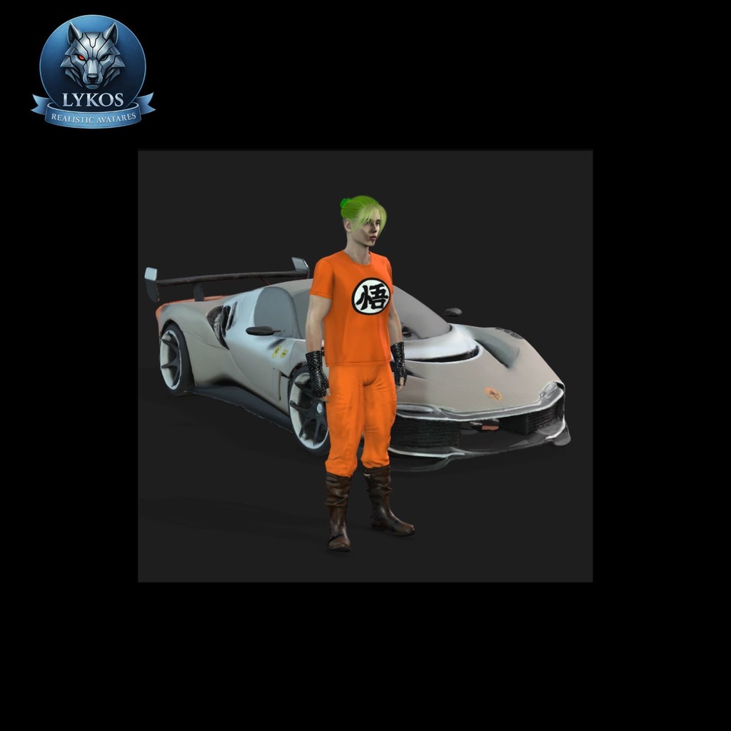 👑 Akira Kurohane — Luxury Warrior Edition (Orange)