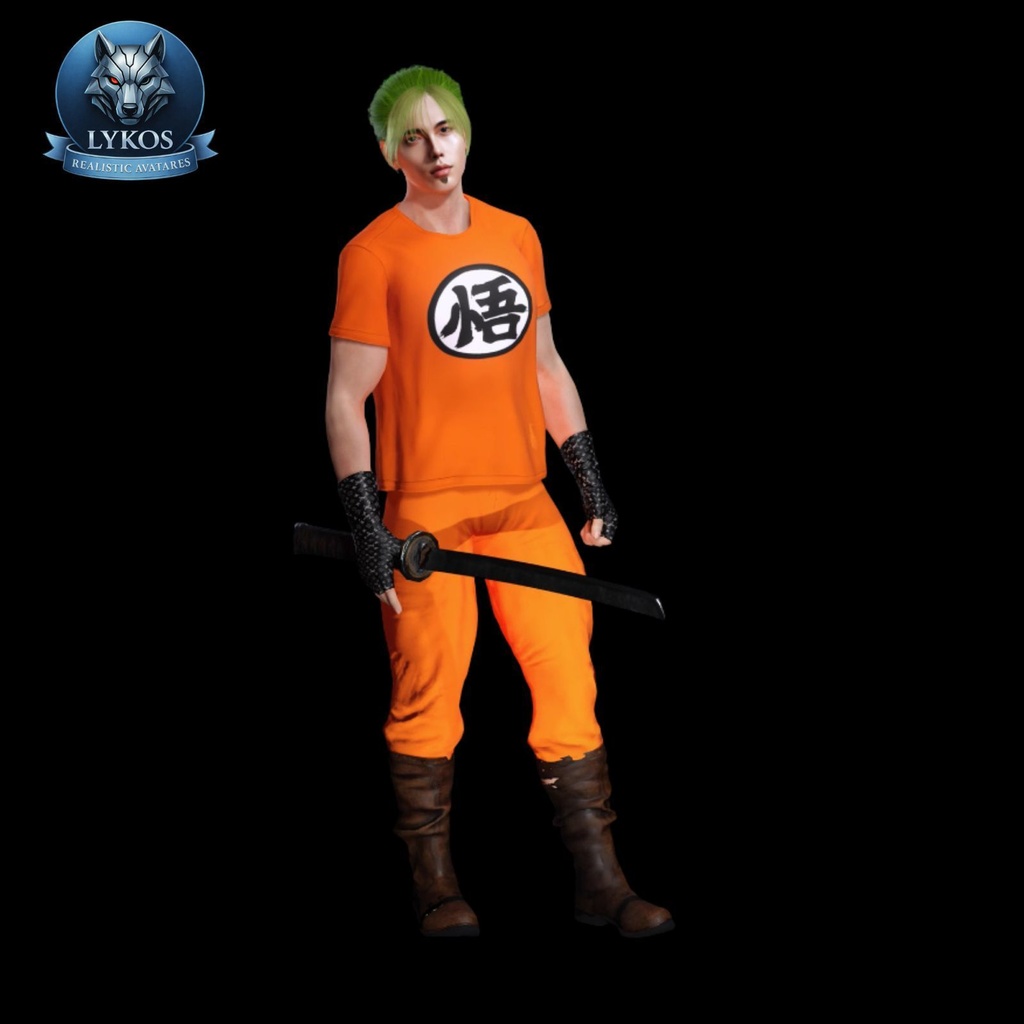 👑 Akira Kurohane — Luxury Warrior Edition (Orange)