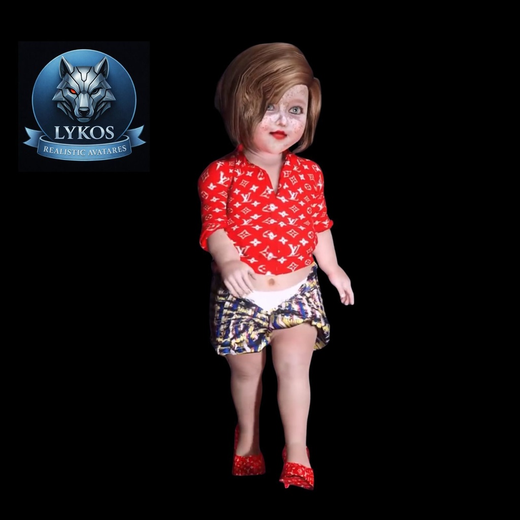 👶✨ Luna Aurora 2 – Realistic Baby Avatar (VRChat | Unity Package)