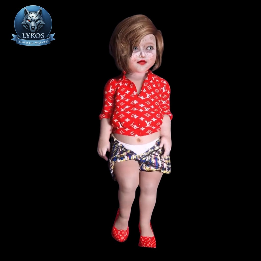 👶✨ Luna Aurora 2 – Realistic Baby Avatar (VRChat | Unity Package)