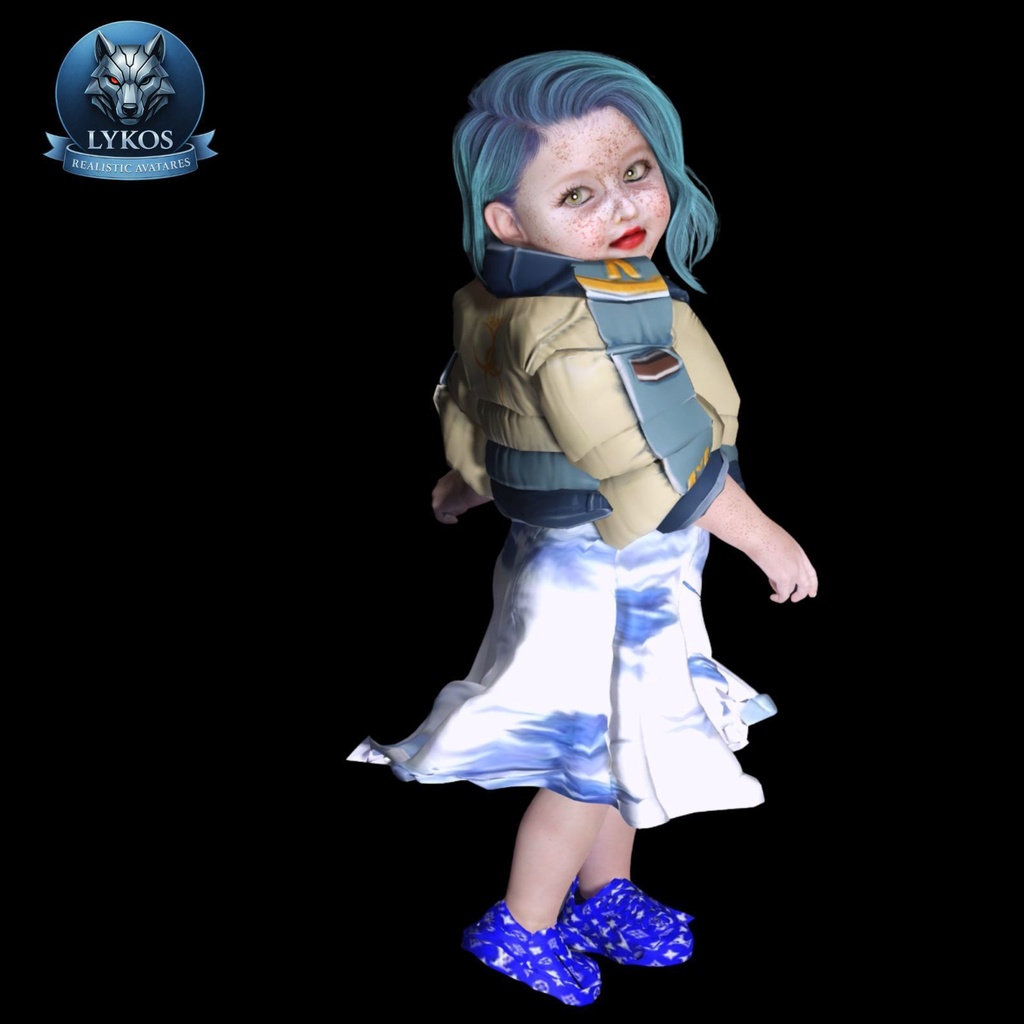 👶✨ Luna Aurora – Realistic Baby Avatar (VRChat | Unity Package)