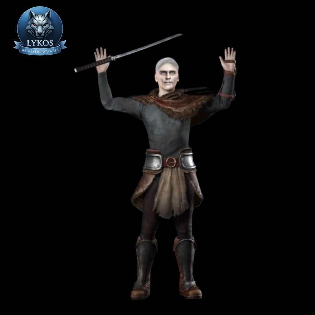 🛡️ John Robert – American Gladiator ✨ Realistic Combat Avatar (VRChat | Unity Package)