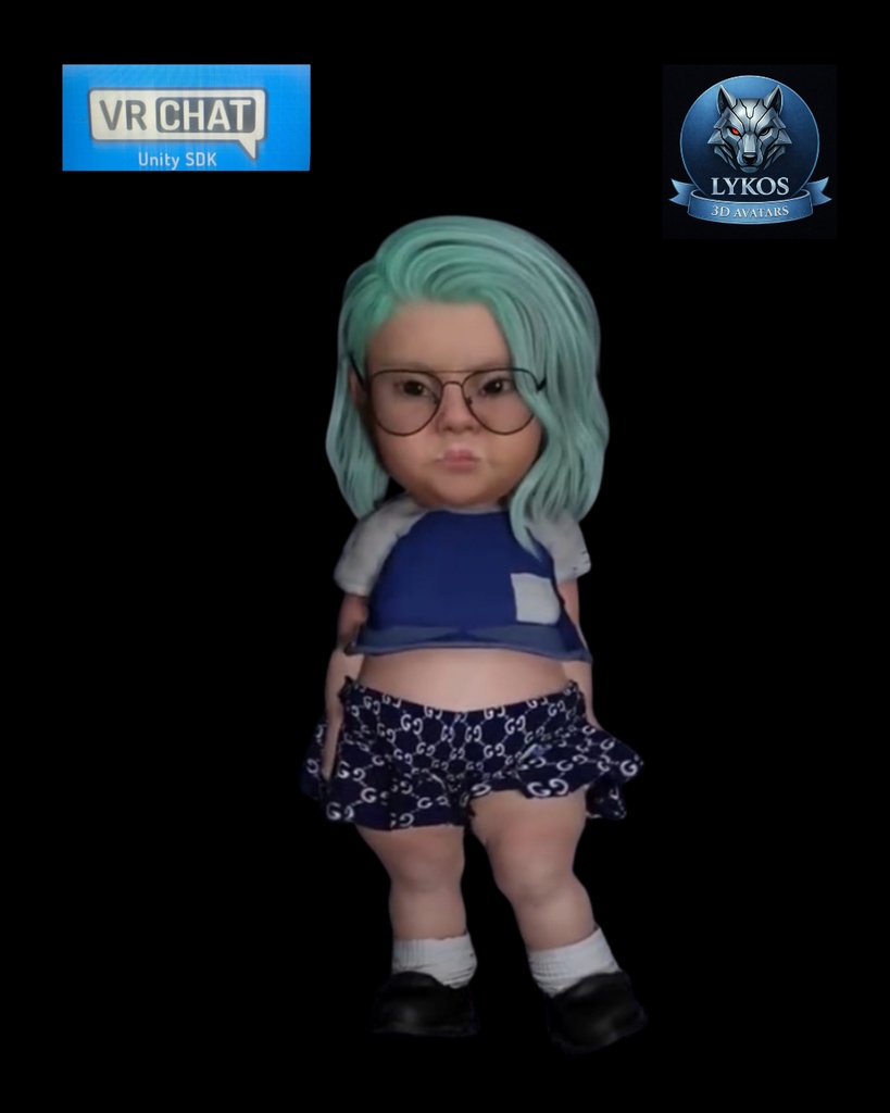 👶🔥 Akari Kurohana – Stylized Realistic Baby Avatar
