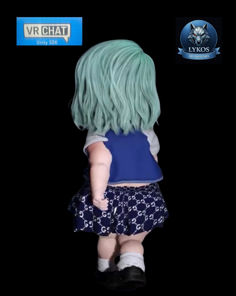 👶🔥 Akari Kurohana – Stylized Realistic Baby Avatar