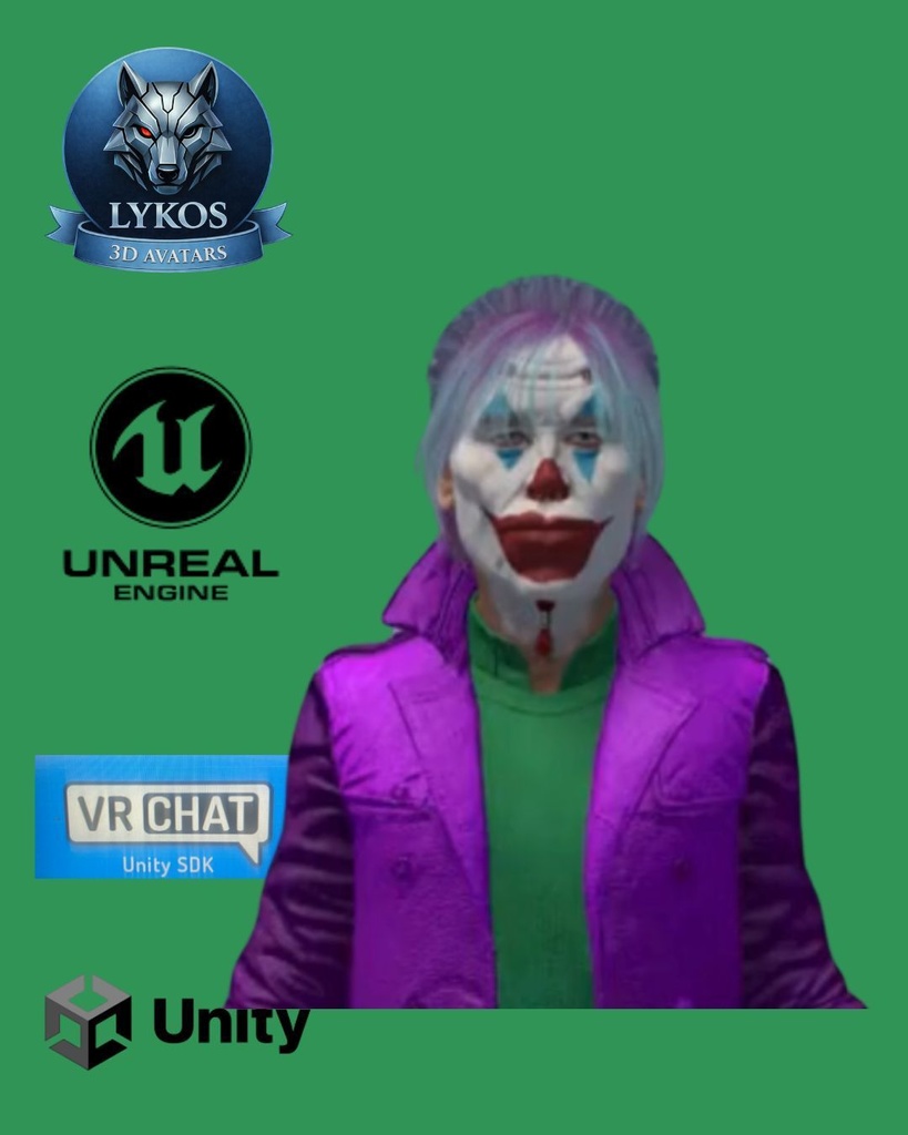 🤡🔪 Freddy — Assassin Clown  👑 Luxury Edition 🎮 (Unreal Engine | Unity | VRChat)