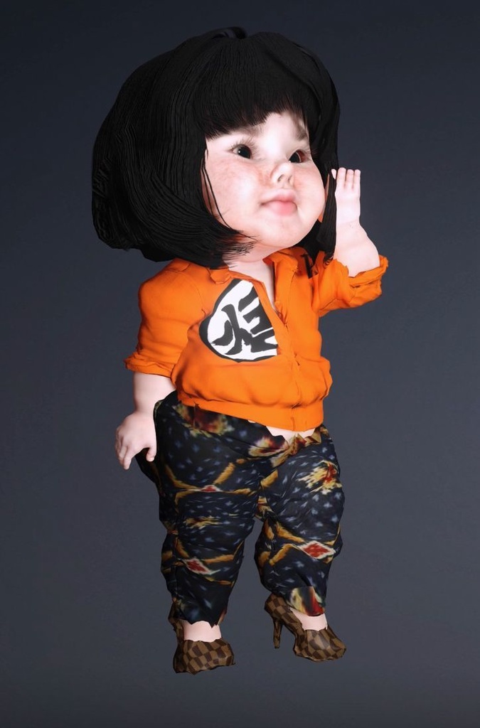 👶✨ Mila Chen (陈) — Luxury Baby Edition 🎮 (Unreal Engine | Unity | VRChat)