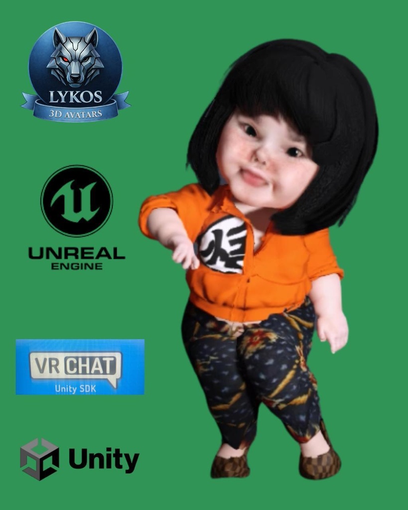 👶✨ Mila Chen (陈) — Luxury Baby Edition 🎮 (Unreal Engine | Unity | VRChat)
