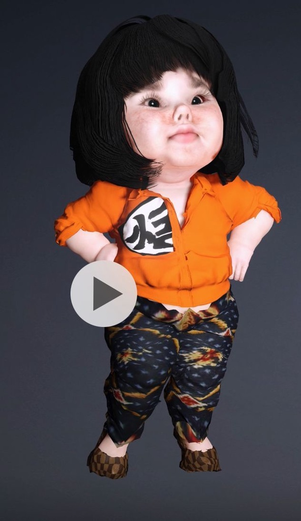 👶✨ Mila Chen (陈) — Luxury Baby Edition 🎮 (Unreal Engine | Unity | VRChat)