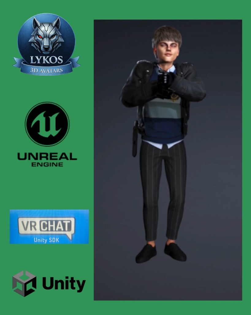 💎🔥 Ethan Cole — FBI Special Agent Edition 🕵️♂️ 🎮 (Unreal Engine | Unity | VRChat)