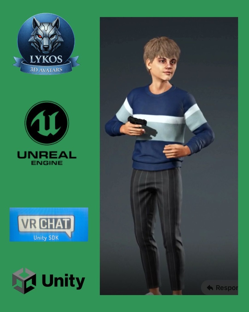 💎🔥 Ethan Cole — FBI Special Agent Edition 🕵️‍♂️  🎮 (Unreal Engine | Unity | VRChat)