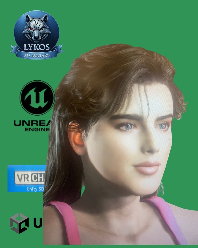 🎬✨ Sofia Moretti — Premium Version 🎮 Unreal Engine | Unity | VRChat