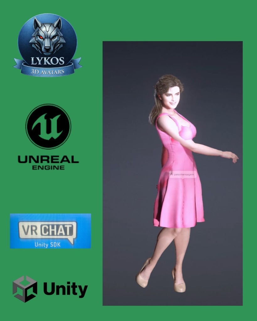 🎬✨ Sofia Moretti — Premium Version 🎮 Unreal Engine | Unity | VRChat