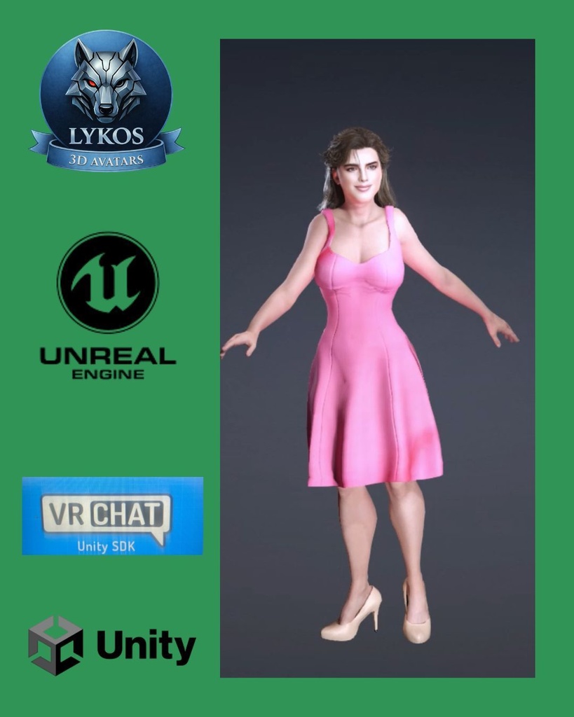 🎬✨ Sofia Moretti — Premium Version 🎮 Unreal Engine | Unity | VRChat