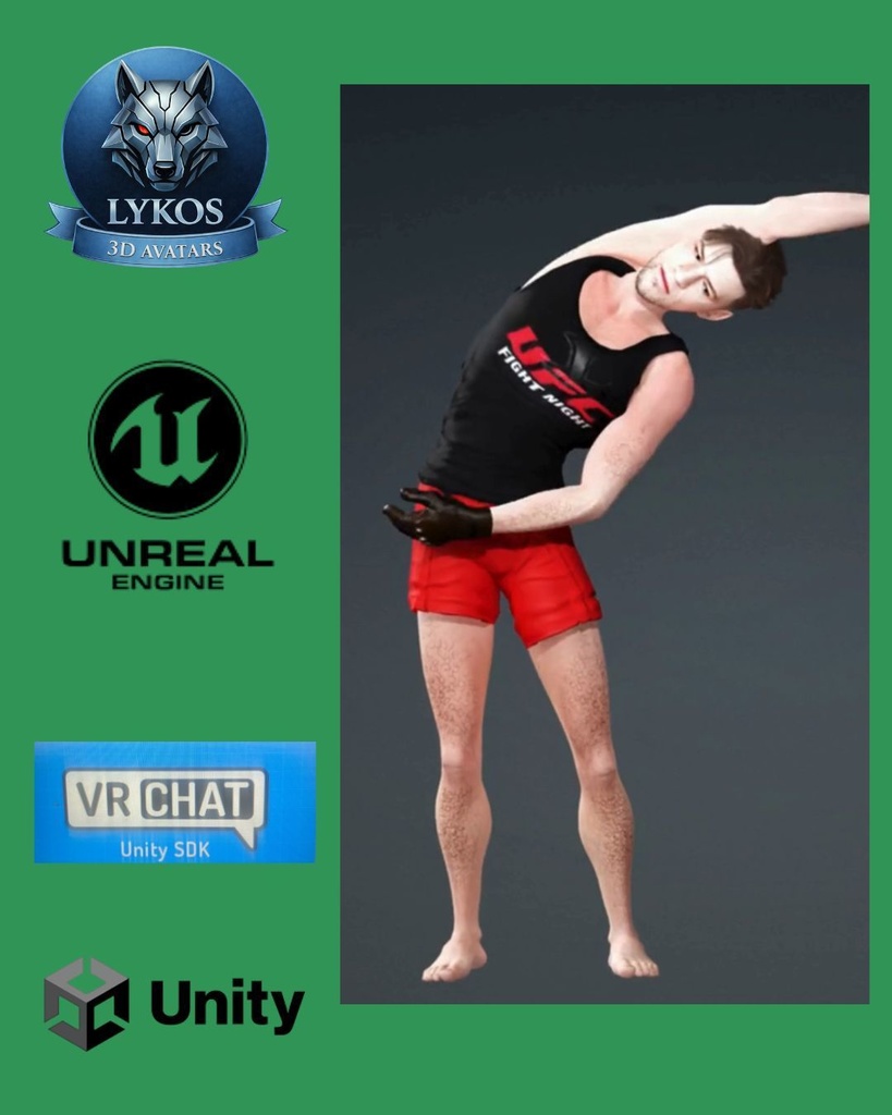 ๐ฅ๐ฅ Dante Valente โ Fight Night Edition (Premium Fighter Version) ๐ฎ Unreal Engine | Unity | VRChat