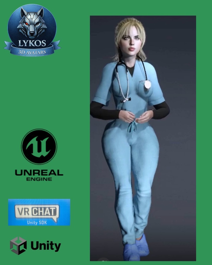 ๐ฉบ๐ Dr. Alina Mercer โ Clinical Authority Edition (Premium Medical Avatar) ๐ฎ Unreal Engine | Unity | VRChat