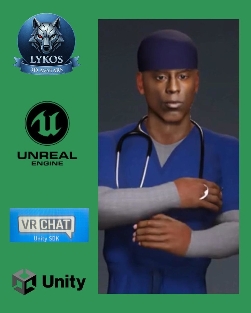 🫀💎 Dr. Darius Coleman — Heart Authority Edition (Premium Cardiology Avatar)  🎮 Unreal Engine | Unity | VRChat