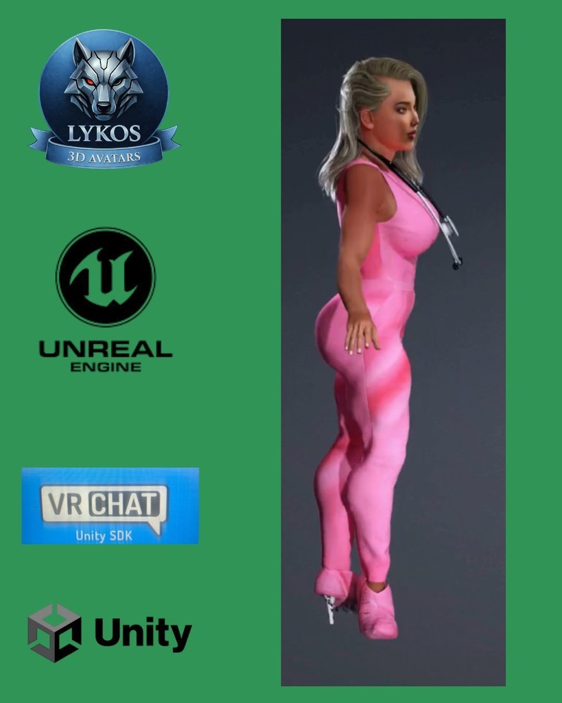 ๐๐ Dr. Sienna Valkyrie โ Missouri Skin Authority Edition (Premium Dermatology Avatar) ๐ฎ Unreal Engine | Unity | VRChat
