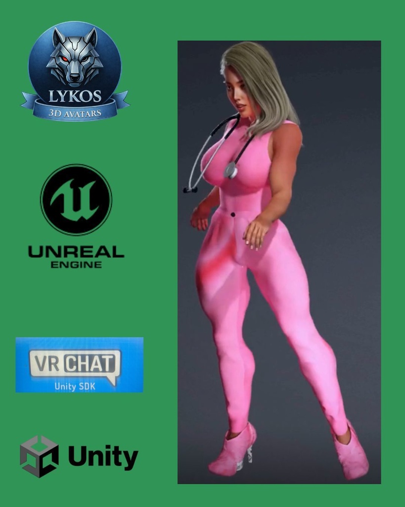 ๐๐ Dr. Sienna Valkyrie โ Missouri Skin Authority Edition (Premium Dermatology Avatar) ๐ฎ Unreal Engine | Unity | VRChat