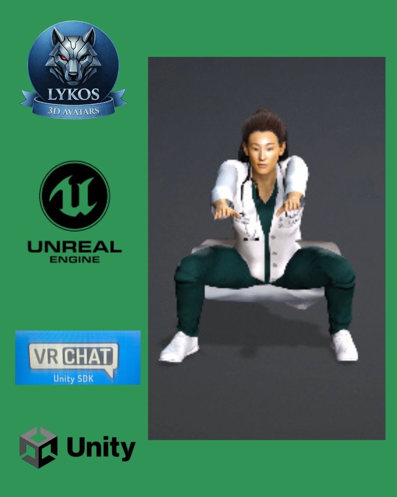 🩺💎 Dr. Olivia Shizuku Tanaka — Tokyo Aesthetic Physician Edition (Premium Realistic Medical Avatar) 🎮 Unreal Engine | Unity | VRChat