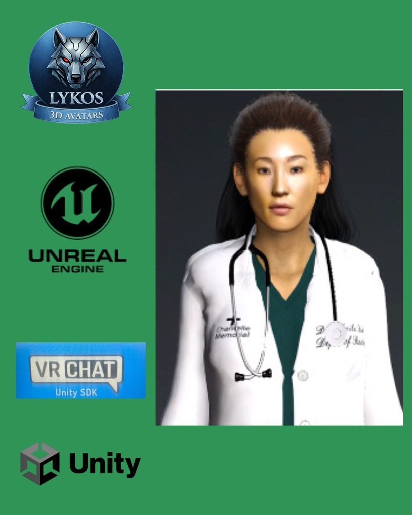 🩺💎 Dr. Olivia Shizuku Tanaka — Tokyo Aesthetic Physician Edition  (Premium Realistic Medical Avatar)  🎮 Unreal Engine | Unity | VRChat