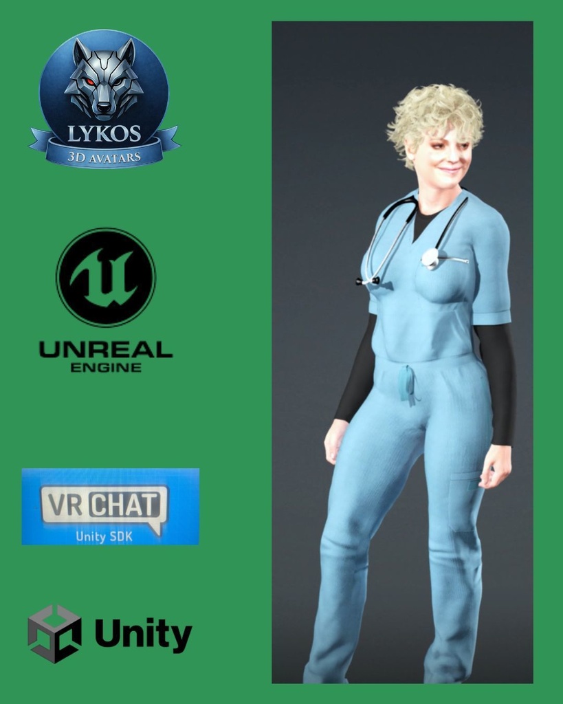 🌹🩺💎 Dr. Marcela Hilton — New York Gynecology Edition (Premium Gynecologist Avatar) 🎮 Unreal Engine | Unity | VRChat