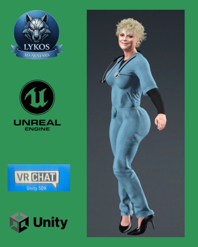 🌹🩺💎 Dr. Marcela Hilton — New York Gynecology Edition (Premium Gynecologist Avatar) 🎮 Unreal Engine | Unity | VRChat