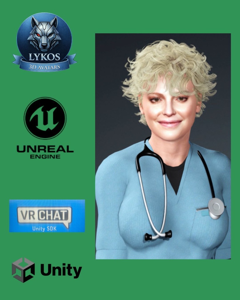 🌹🩺💎 Dr. Marcela Hilton — New York Gynecology Edition (Premium Gynecologist Avatar)  🎮 Unreal Engine | Unity | VRChat