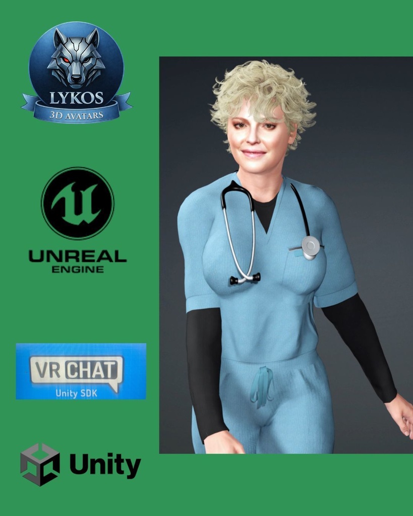 🌹🩺💎 Dr. Marcela Hilton — New York Gynecology Edition (Premium Gynecologist Avatar) 🎮 Unreal Engine | Unity | VRChat
