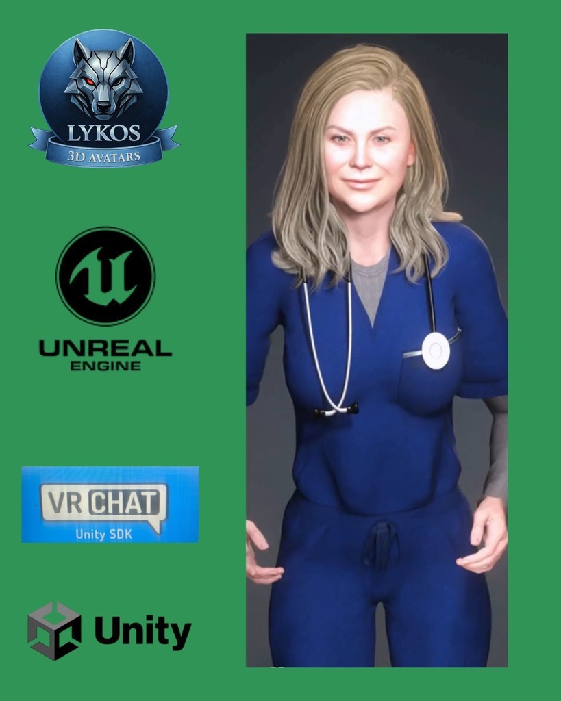 ๐งธ๐ฉบ๐ Dr. Mary Greys โ New York Pediatrics Edition (Premium Pediatrician Avatar) ๐ฎ Unreal Engine | Unity | VRChat