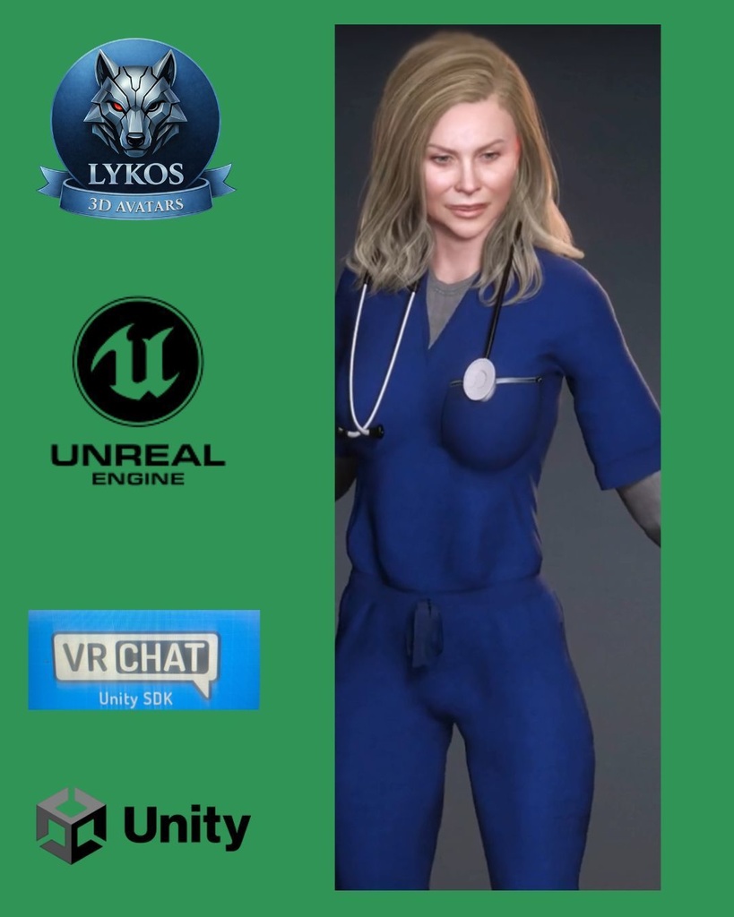 ๐งธ๐ฉบ๐ Dr. Mary Greys โ New York Pediatrics Edition (Premium Pediatrician Avatar) ๐ฎ Unreal Engine | Unity | VRChat