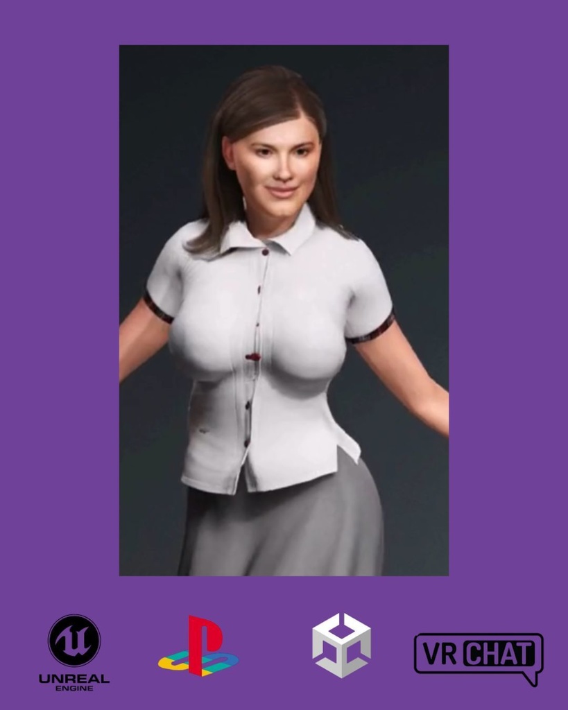 🔮✨ Aurora Vesper — Psionic Awakening Edition 🎮 (Unreal Engine | Unity | VRChat)