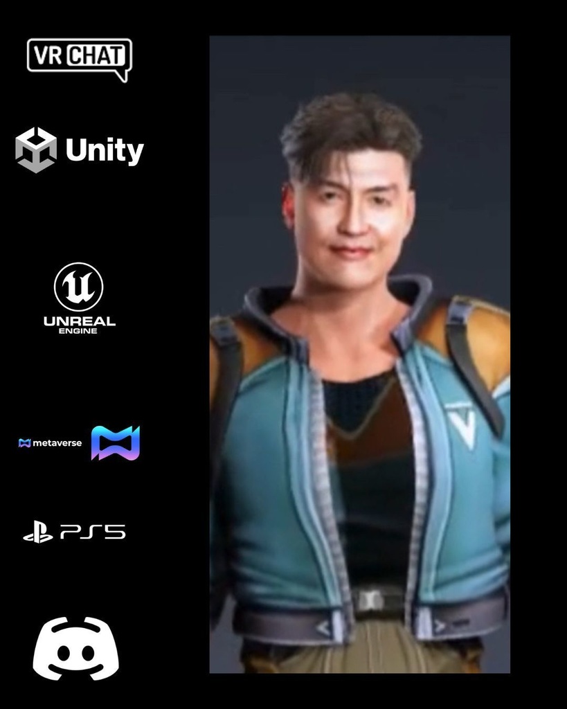 ⚔️🧍‍♂️ Kairo Vance — Cyber Frontier Operative  🌌 Premium Real-Time 3D Character