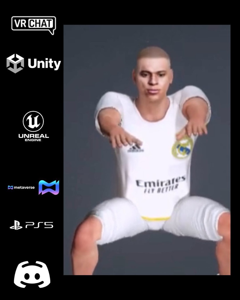 โฝ๐ฅ Rafael Torres โ Elite Football 3D Athlete ๐ฎ Game Ready | VR Ready | Metaverse Ready
