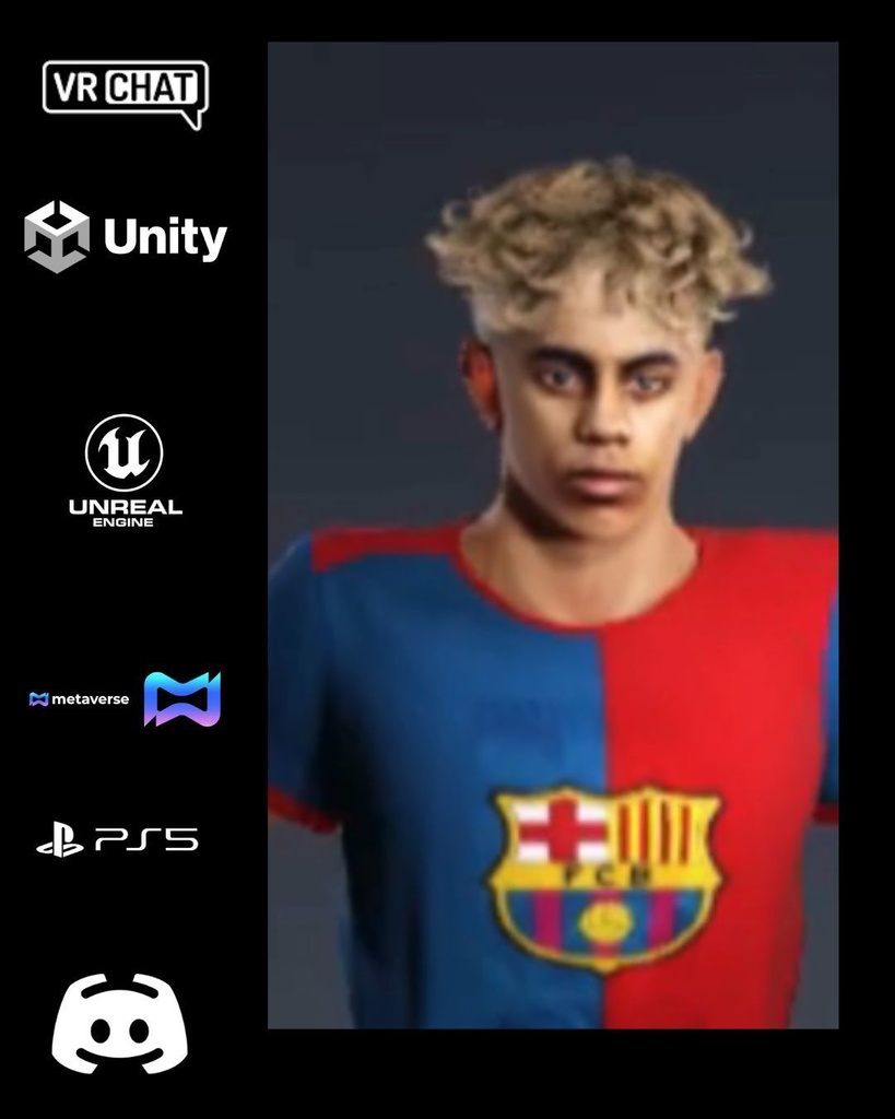 ⚽🔥 Leo Varela — Pro Footballer 3D Character (Game Ready Avatar)  Leo Varela is a dynamic football player designed for modern real-time experiences.