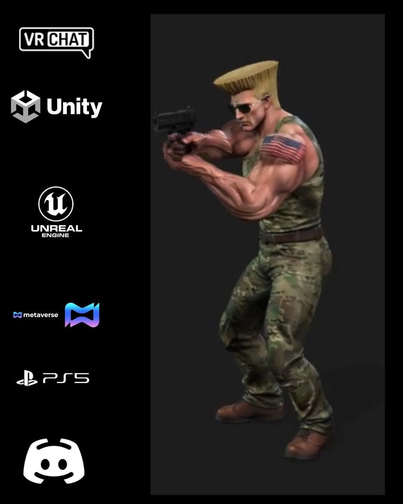 💪🔥🇺🇸 Major Jack “Iron Hawk” Maddox — Elite Tactical Soldier Avatar (Premium VR Character) 🎮 VRChat | Unity | Unreal Engine | Metaverse Ready