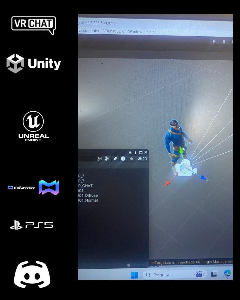 🟥👁 Crimson Sentinel — Elite Tactical Mutant (Premium Male Avatar) 🎮 VRChat | Unity | Unreal Engine | Metaverse Ready
