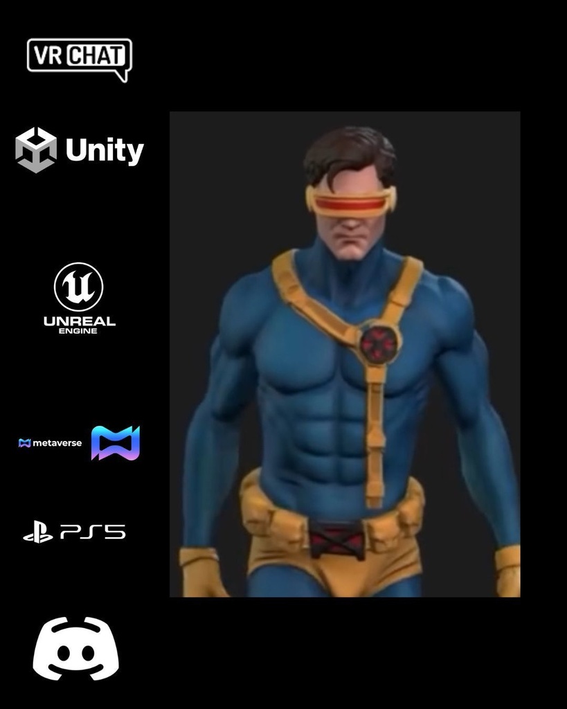 🟥👁 Crimson Sentinel — Elite Tactical Mutant (Premium Male Avatar) 🎮 VRChat | Unity | Unreal Engine | Metaverse Ready