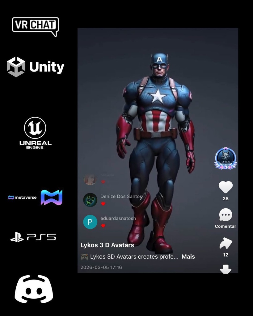 🛡️⭐ Iron Wolf — Sentinel Shield Warrior (Premium Hero Avatar)  🎮 VRChat | Unity | Unreal Engine | Metaverse Ready