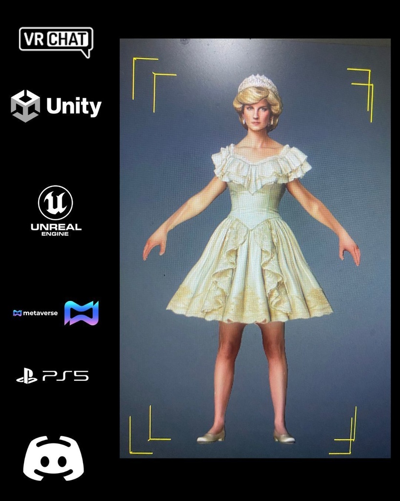 👑✨ Ivory Grace — Royal Elegance Avatar (Premium Character) 🎮 VRChat | Unity | Unreal Engine | Metaverse Ready