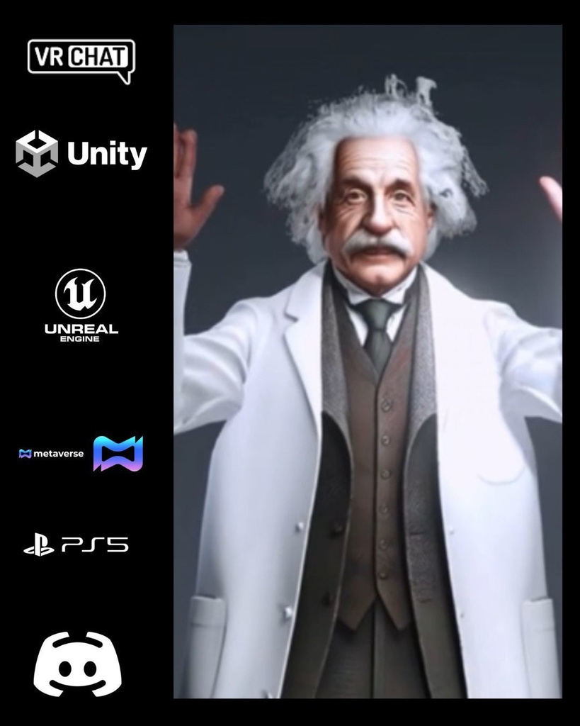 🧠⚡ Quantum Sage — Master Physicist Avatar (Premium Character)  🎮 VRChat | Unity | Unreal Engine | Metaverse Ready
