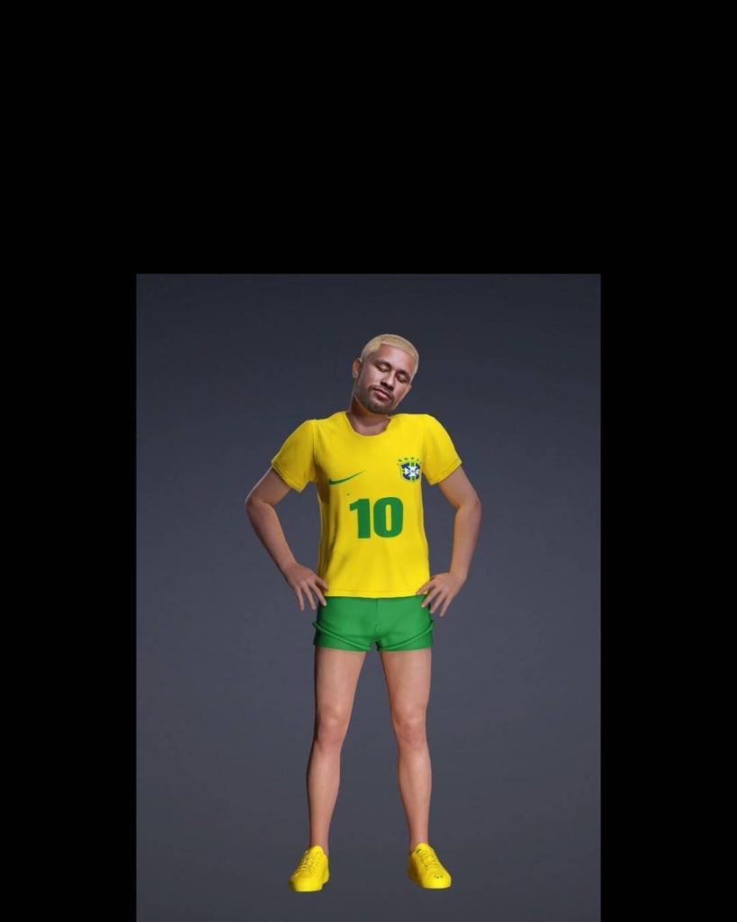 # ⚽ Rafael Silva – Football Superstar ### 🏆 Hyper-Realistic 3D Football Avatar (Unity Package | VRChat Ready)
