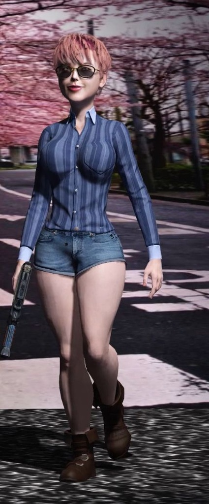 🌸 Crimson Sakura – Elite Operative 🎮 Avatar Feminino 3D Hiper Realista com Sistema Completo de Animações (Pacote Unity | Compatível com VRChat)