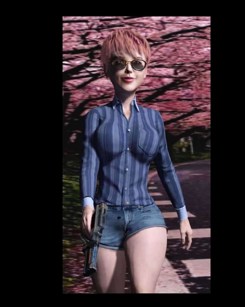 🌸 Crimson Sakura – Elite Operative 🎮 Avatar Feminino 3D Hiper Realista com Sistema Completo de Animações (Pacote Unity | Compatível com VRChat)