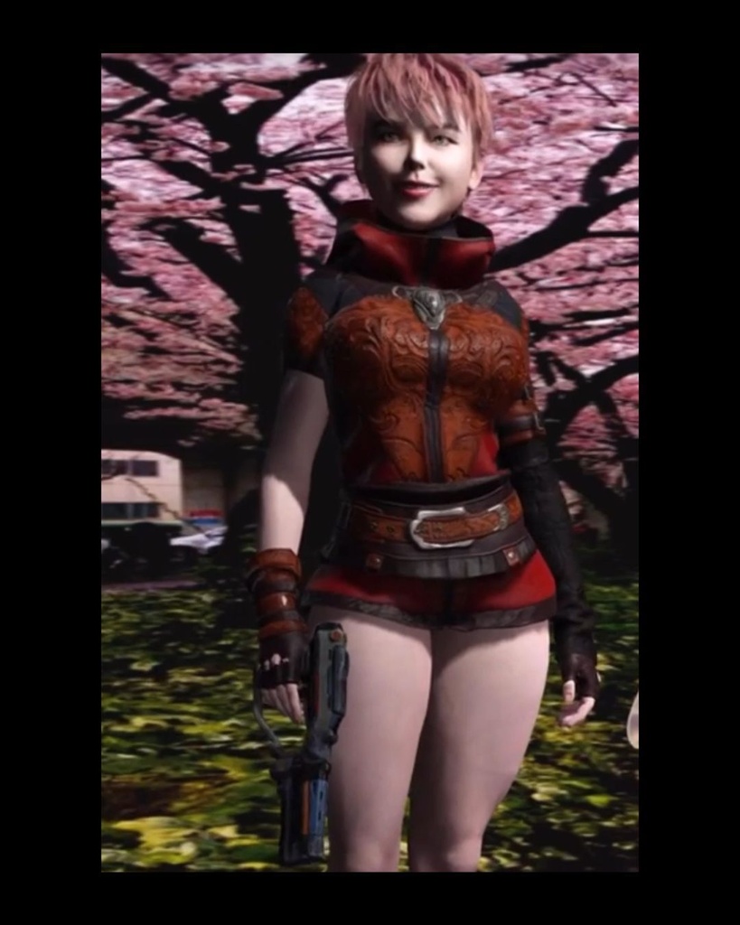 🌸 Crimson Sakura – Elite Operative  🎮 Avatar Feminino 3D Hiper Realista com Sistema Completo de Animações (Pacote Unity | Compatível com VRChat)